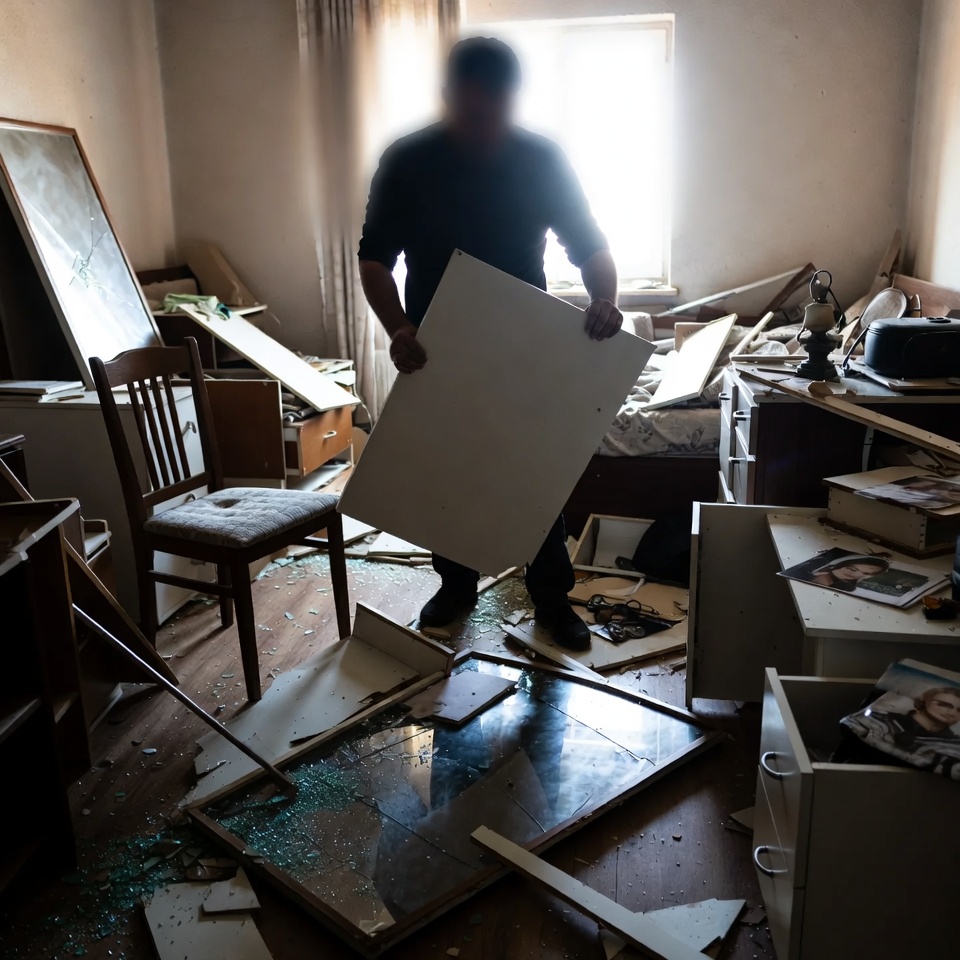 Adana'da Boşanma Aşamasındaki Koca Eşinin Evindeki Eşyaları Parçaladı: Dört Çocuk Annesinden 'Ölmek İstemiyorum' Feryadı