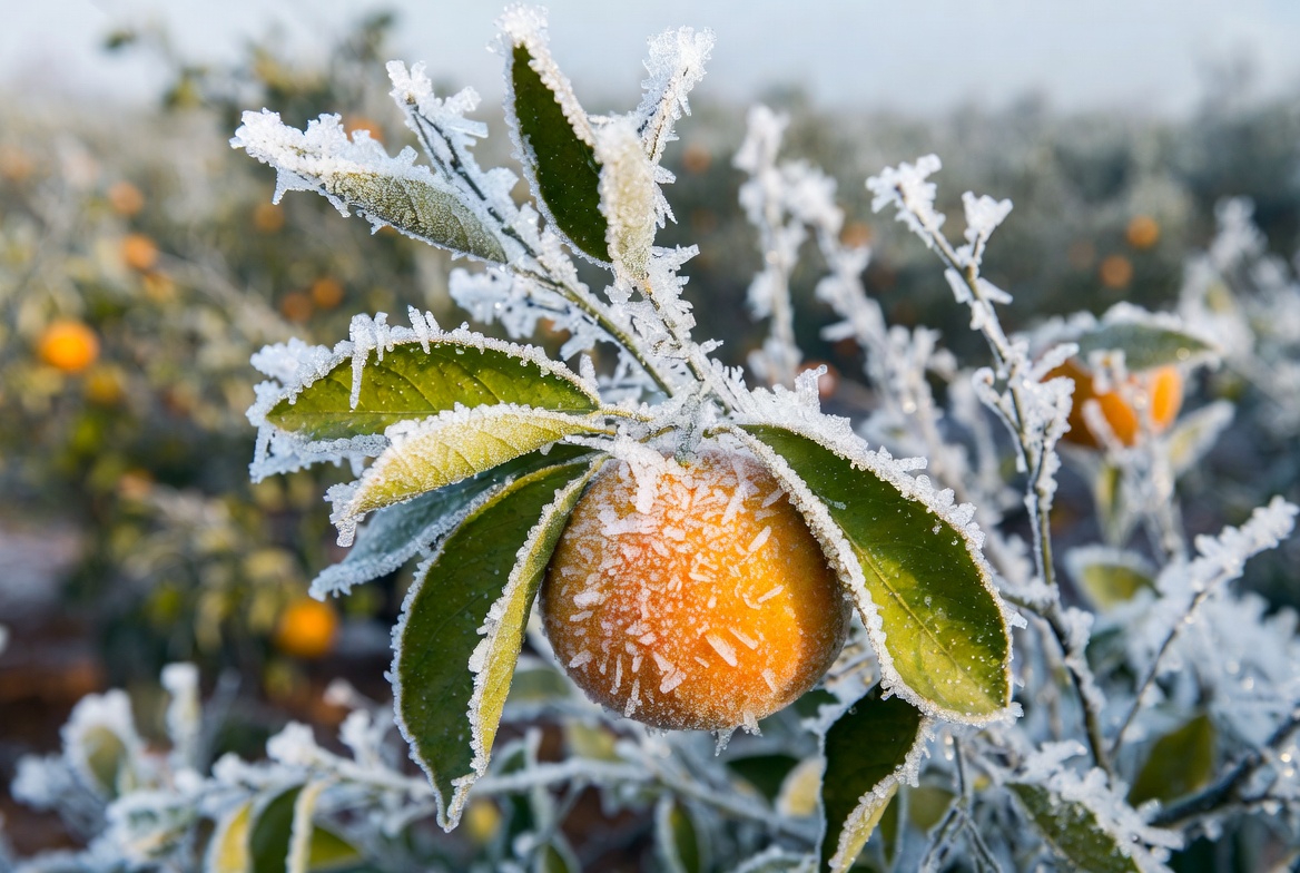 Adana'da Don Olayı: Portakal Ağaçları Buz Tuttu