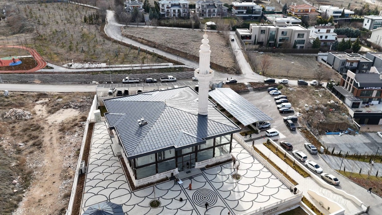 Ankara'da Örnek Cami Modeli: Güneş Enerjisiyle Tüm Giderler Karşılanıyor